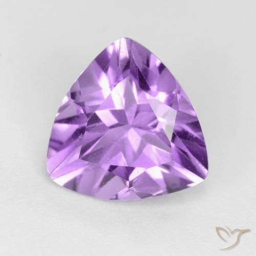 1.99ct Натуральный Пурпурно-фиолетовый Аметист, Триллион, VVS-VS
