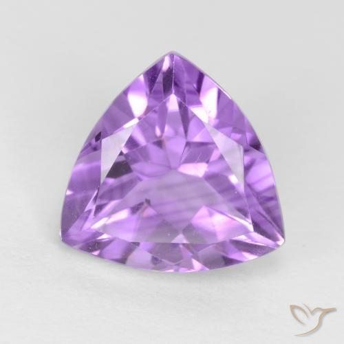 2.32ct Натуральный Средний фиолетовый Аметист, Триллион, VVS-VS