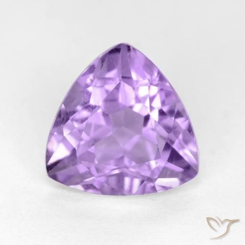 2.85ct Натуральный Розовато-фиолетовый Аметист, Триллион, Чистота VS