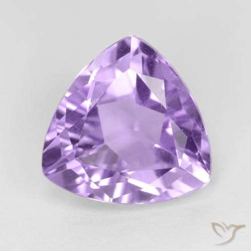2.97ct Натуральный Средний фиолетовый Аметист, Триллион, Чистота VS