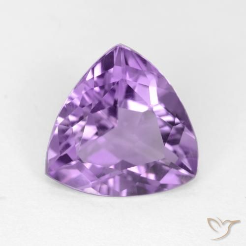 2.41ct Натуральный Средний фиолетовый Аметист, Триллион, Чистота VS
