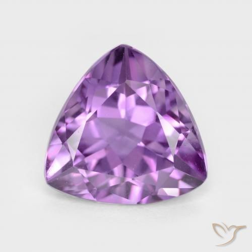 2.83ct Натуральный Пурпурно-фиолетовый Аметист, Триллион, Чистота VS