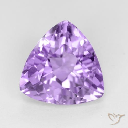 2.76ct Натуральный Средний фиолетовый Аметист, Триллион, VVS-VS