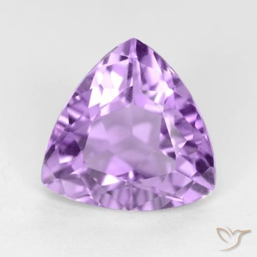 2.86ct Натуральный Средний фиолетовый Аметист, Триллион, Чистота VS