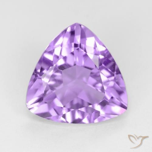 2.71ct Натуральный Средний фиолетовый Аметист, Триллион, VVS-VS