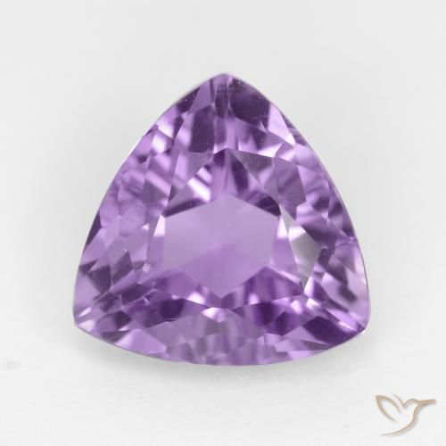 2.80ct Натуральный Темно-фиолетовый Аметист, Триллион, Чистота VS