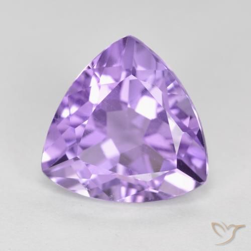 2.93ct Натуральный Средний фиолетовый Аметист, Триллион, Чистота VS