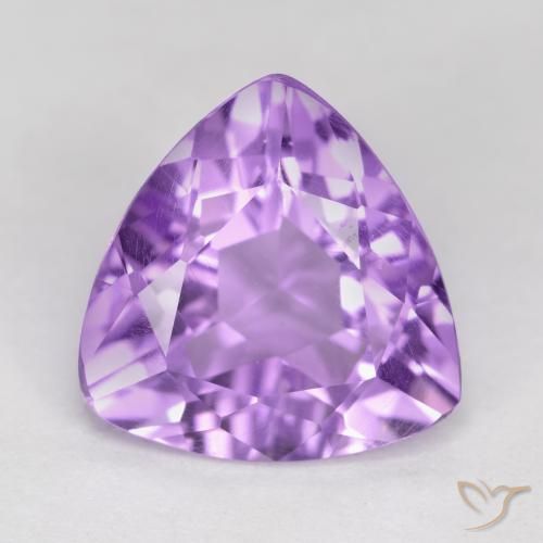 2.71ct Натуральный Средний фиолетовый Аметист, Триллион, Чистота VS