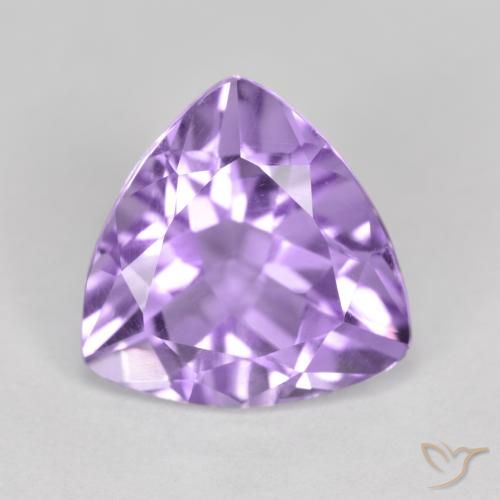 2.86ct Натуральный Средний фиолетовый Аметист, Триллион, Чистота VS