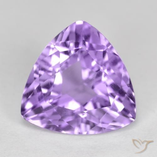 2.80ct Натуральный Глубокий Ирис Фиолетовый Аметист, Триллион, VVS-VS