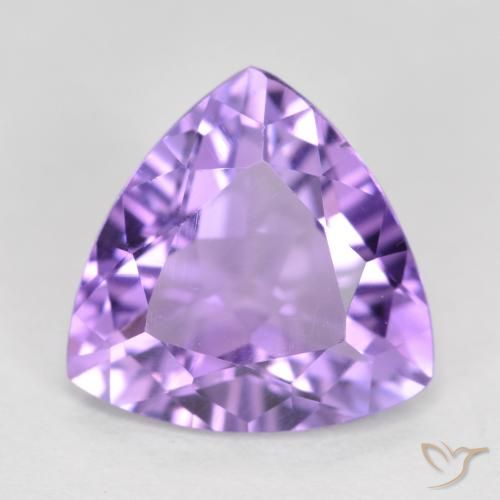 2.73ct Натуральный Средний фиолетовый Аметист, Триллион, Чистота VS