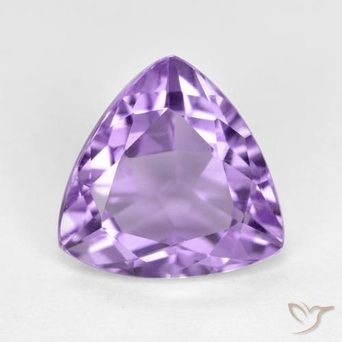 2.71ct Натуральный Розовато-фиолетовый Аметист, Триллион, Чистота VS
