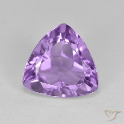 2.90ct Натуральный Средний фиолетовый Аметист, Триллион, Чистота VS