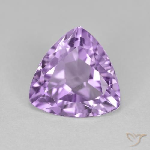 2.78ct Натуральный Средний фиолетовый Аметист, Триллион, Чистота VS