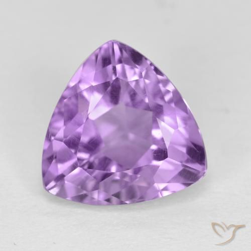 3.01ct Натуральный Розовато-фиолетовый Аметист, Триллион, Чистота VS