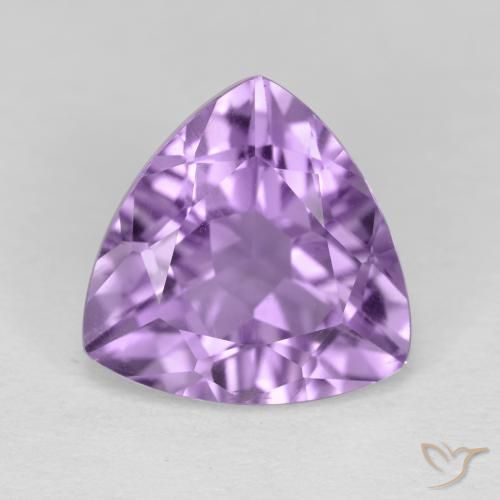 2.89ct Натуральный Средний фиолетовый Аметист, Триллион, Чистота VS