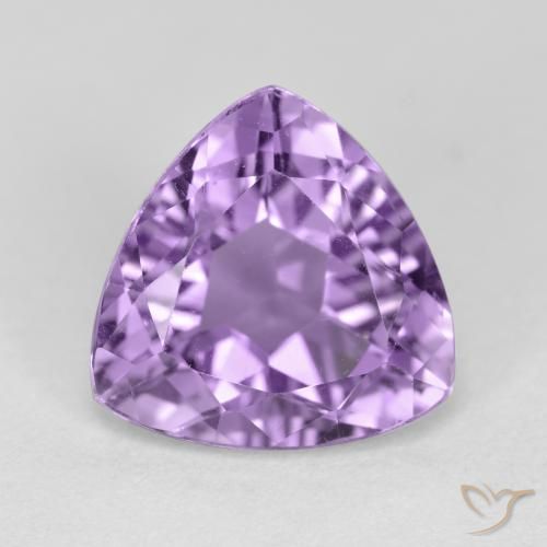 2.91ct Натуральный Средний фиолетовый Аметист, Триллион, Чистота VS