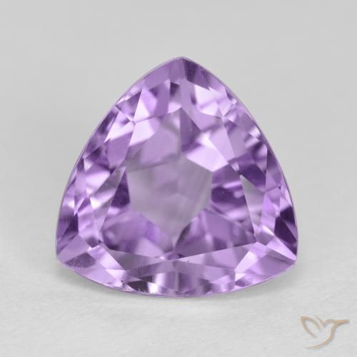 3.12ct Натуральный Глубокий Ирис Фиолетовый Аметист, Триллион, Чистота VS