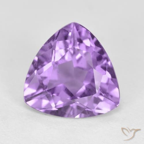 2.74ct Натуральный Средний фиолетовый Аметист, Триллион, Чистота VS