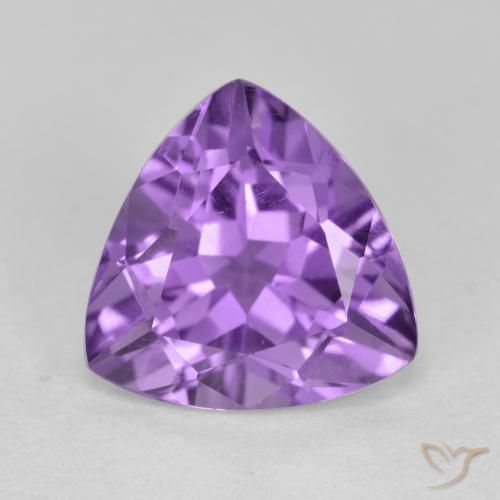 2.97ct Натуральный Розовато-фиолетовый Аметист, Триллион, Чистота VS