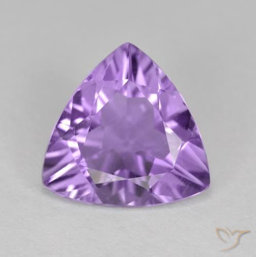 2.30ct Натуральный Розовато-фиолетовый Аметист, Триллион, Чистота VS