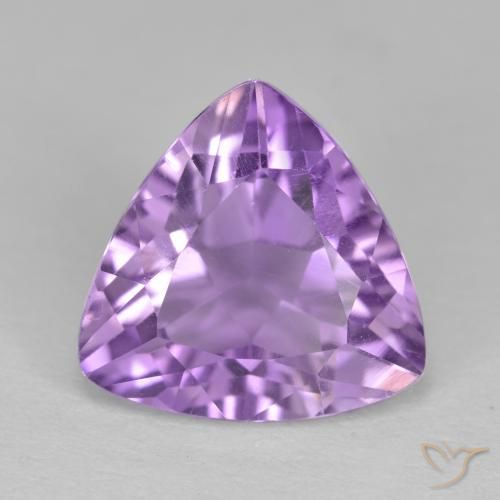 3.01ct Натуральный Средний фиолетовый Аметист, Триллион, Чистота VS