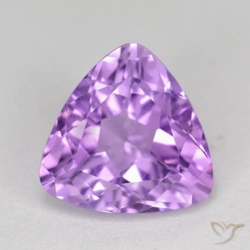2.92ct Натуральный Пурпурно-фиолетовый Аметист, Триллион, Чистота VS