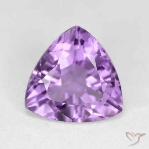 2.78ct Натуральный Розовато-фиолетовый Аметист, Триллион, Чистота VS