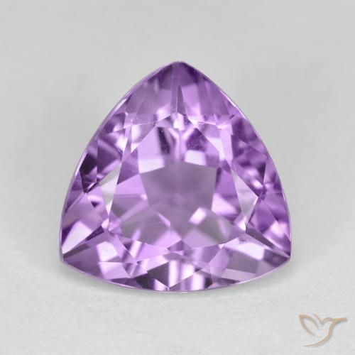 2.82ct Натуральный Розовато-фиолетовый Аметист, Триллион, Чистота VS