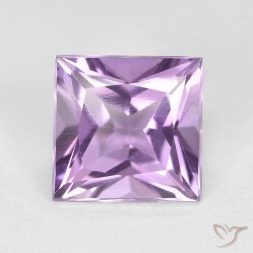 2.23ct Натуральный Пурпурно-фиолетовый Аметист, Квадрат, VVS-VS