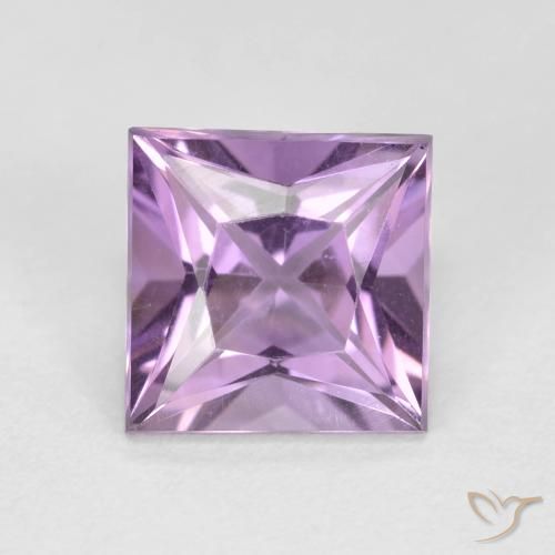 1.96ct Натуральный Пурпурно-фиолетовый Аметист, Квадрат, VVS-VS