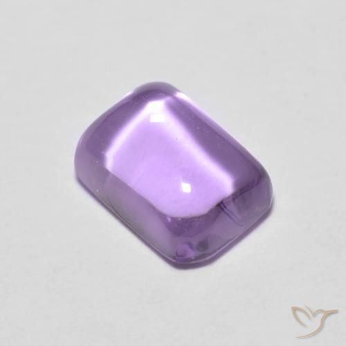 1.26ct Натуральный Глубокий Ирис Фиолетовый Аметист, Изумрудная огранка, Прозрачный