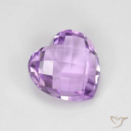 1.89ct Натуральный Ирис Вайолет Аметист, Сердце, Чистота VVS
