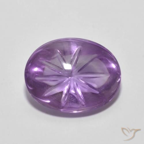4.82ct Натуральный Ирис Вайолет Аметист, Овал, Прозрачный