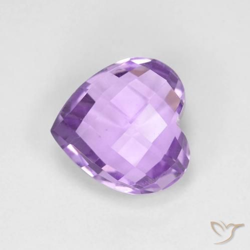 1.95ct Натуральный Средний фиолетовый Аметист, Сердце, Чистота VVS