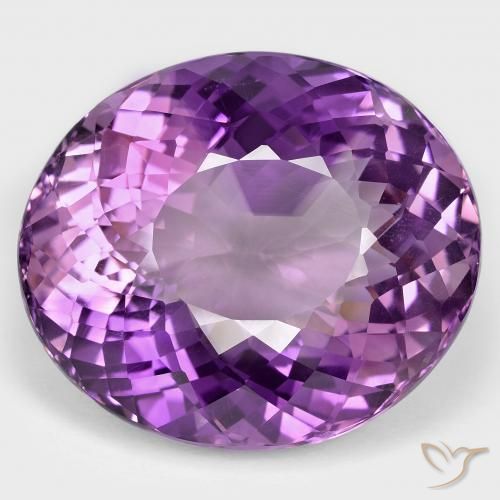 82.02ct Натуральный Ярко-розовый фиолетовый Аметист, Овал, Чистота VVS