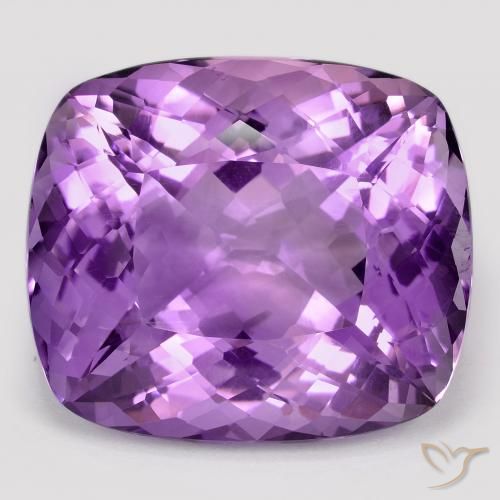 55.74ct Натуральный Интенсивный фиолетовый Аметист, Подушка, Чистота VVS