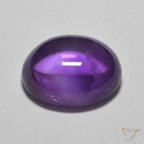 3.60 карата, натуральный Medium Light-Violet Аметист, Овал, Прозрачный