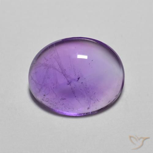 2.51ct Натуральный Medium Light-Violet Аметист, Овал, Прозрачный
