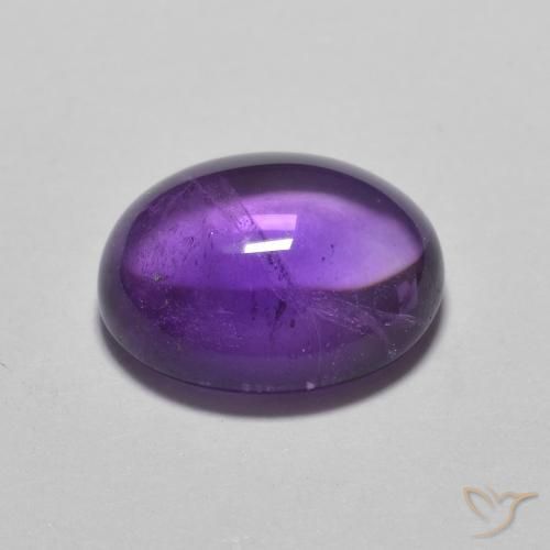 2.51 карата, натуральный Medium Light-Violet Аметист, Овал, Прозрачный
