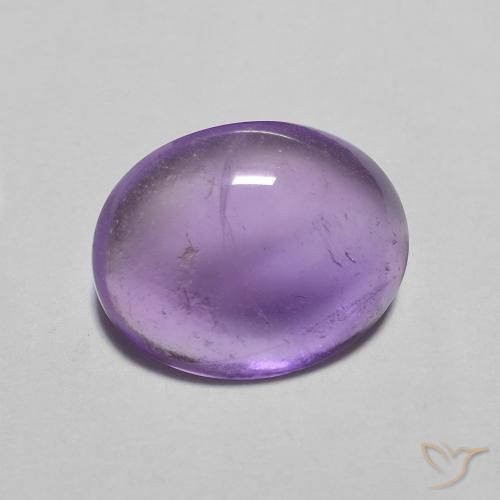 2.43 карата, натуральный Medium Light-Violet Аметист, Овал, Прозрачный