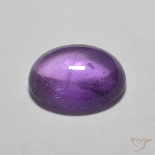 2.43 карата, натуральный Medium Light-Violet Аметист, Овал, Прозрачный