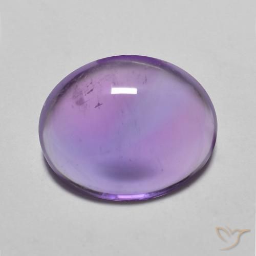3.46ct Натуральный Розовато-фиолетовый Аметист, Овал, Прозрачный