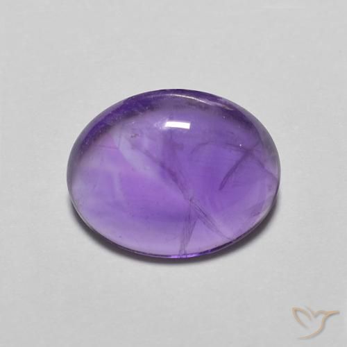 2.45ct Натуральный Medium Light-Violet Аметист, Овал, Прозрачный