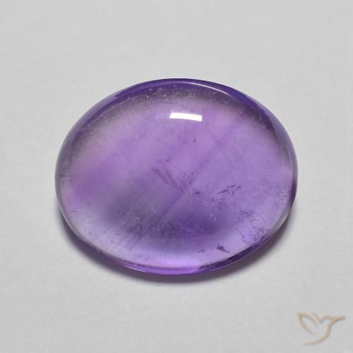 3.55ct Натуральный Розовато-фиолетовый Аметист, Овал, Прозрачный