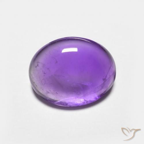 2.82ct Натуральный Темно-фиолетовый Аметист, Овал, Прозрачный