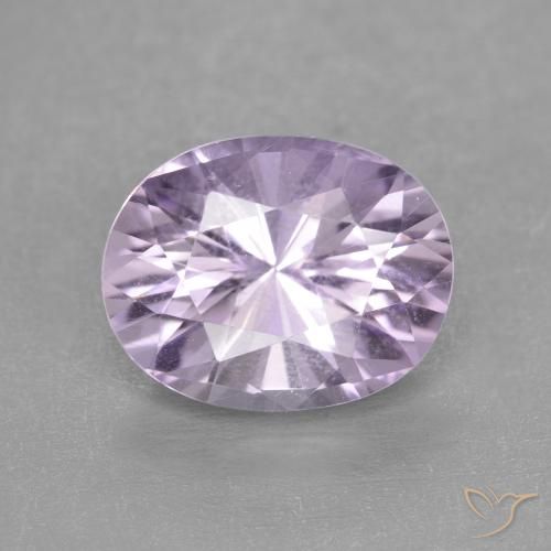 2.82ct Натуральный Светло-фиолетовый Аметист, Овал, Чистота VVS
