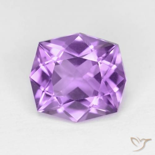 3.50ct Натуральный Средний пурпурно-фиолетовый Аметист, причудливая, Чистота VVS