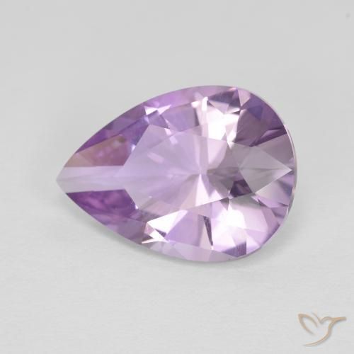 3.52ct Натуральный Ирис Вайолет Аметист, Форма груши, VVS-VS
