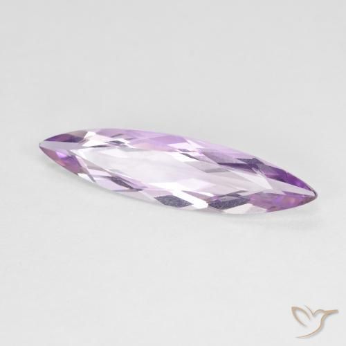 2.01ct Натуральный Светло-розовато-фиолетовый Аметист, Маркиза, Чистота VVS